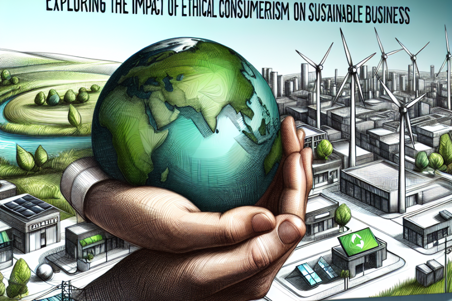 Sustainability and Ethical Consumerism