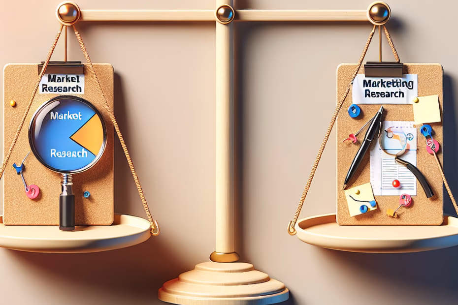 market research vs marketing research