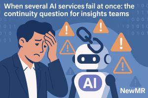 When several AI services fail at once: the continuity question for insights teams – NewMR